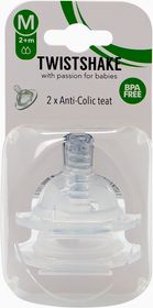 Twistshake Anti-Colic Teat Medium 2+ mån Dinappar 2 st
