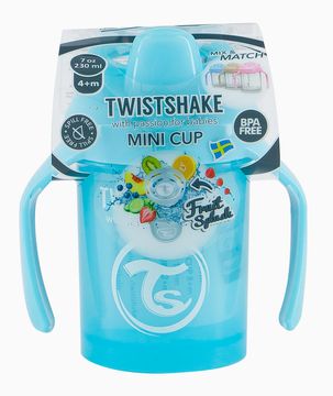 Twistshake Mini Cup Pastellblå. Pipmugg 4+ mån 230 ml. 1 st