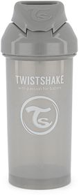Twistshake Straw Cup Pastellgrå 6+ mån 360 ml Sugrörsmugg 1 st