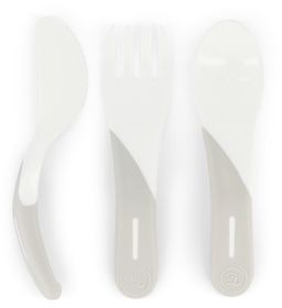 Twistshake Learn Cutlery Vita 6+ mån Bestick 3 st