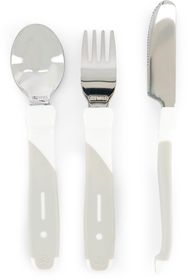 Twistshake Learn Cutlery Stainless Steel Vita 12+ mån Bestick 3 st