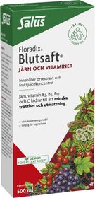 Blutsaft Järn/vitaminer Flytande 500 ml