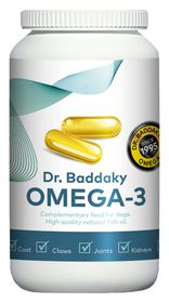 Dr. Baddaky Omega-3 Kosttillskott, 100 kapslar