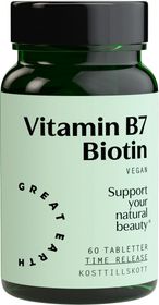 Great Earth Vitamin B7- Biotin Tabletter 60 st