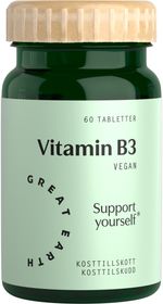 Great Earth Vitamin B3 - Niacin Tabletter 60 st