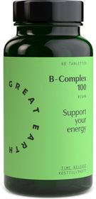 Great Earth B-Complex 100 mg Tabletter 60 st