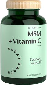 Great Earth MSM + Vitamin C Tabletter 120 st