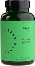Great Earth L-Lysine 120 kapslar