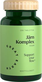 Great Earth Järn Komplex 100 tabletter