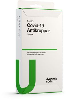 Dynamic Code Covid-19 Antikropp Test Test med självprovtagning, 1 st