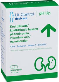 Lit-Control pH Up 722 mg Kapslar 60 st