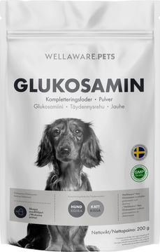 WellAware Pets Glukosamin Kompletteringsfoder, 200 g