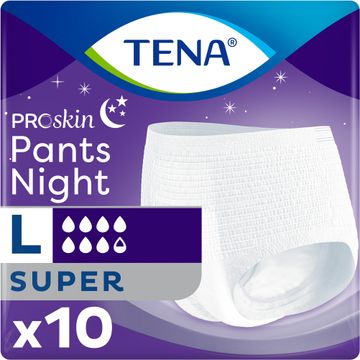 TENA Pants Night Super L Skydd inkontinens, 10 st