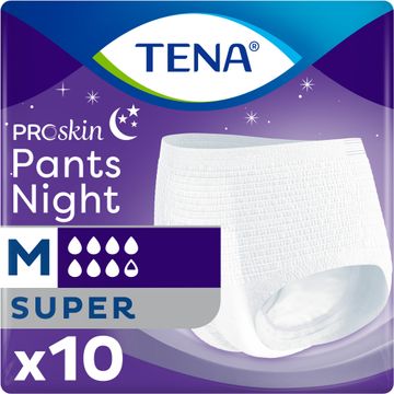 TENA Pants Night Super M Skydd inkontinens, 10 st