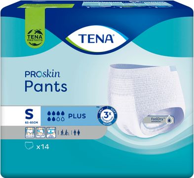 Köp TENA Pants Plus S Inkontinensskydd 14 st på Kronans Apotek ...