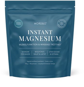 NORDBO Instant Magnesium Pulver, 150 g