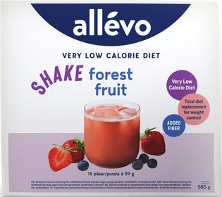 Allévo Shake Forest Fruit, VLCD Kostersättning, 15 st