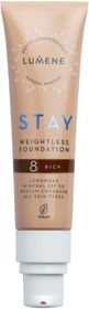 Lumene Stay weightless Foundation 8 Rich Foundation, 30 ml