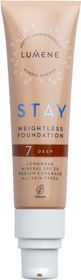 Lumene Stay weightless Foundation 7 Deep Foundation, 30 ml