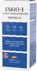 Eskio-3 High Concentrated Omega-3 Kapslar, 120 st