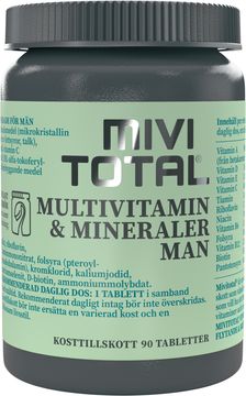 Mivitotal Man Tablett, 90 st