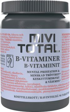 Mivitotal B-Vitamin Tablett, 90 st