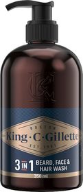 King C Gillette Beard Wash Djuprengörande skäggrengöring 350 ml