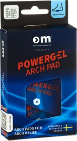 Ortho Movement Powergel Arch Pad, 35-39 Skoinlägg, 1 par