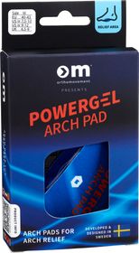 Ortho Movement Powergel Arch Pad Medium Storlek 40-43 Inlägg med stöd för hålfoten 1 par