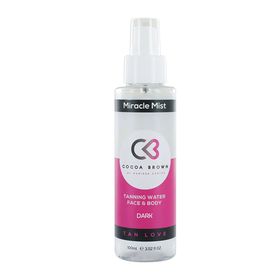 Cocoa Brown Tan Miracle Mist Tanning Water Dark Brun utan sol 100 ml