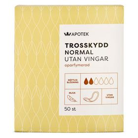 Kronans Apotek Trosskydd Normal Trosskydd utan vingar, 50 st