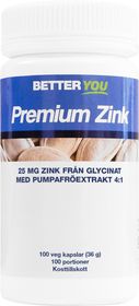 Better You Premium Zink Kapslar, 100 st