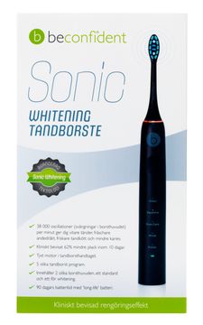 Beconfident Sonic Electric Whitening Toothbrush Black/Rose Gold Tandborste, 1 st