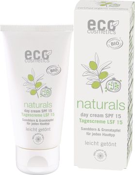 Eco Cosmetics Day SPF 15 Tonad dagkräm, 50 ml