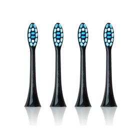 Beconfident Sonic Toothbrush heads 4-pack Whitening Black Tandborsthuvud, 4 st