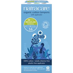 Natracare Tampong Regular Applikator Tampong, 16 st