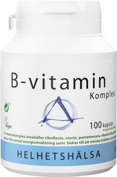 Helhetshälsa B-vitaminkomplex Kapslar, 100 st