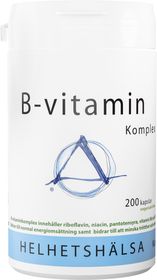 Helhetshälsa B-vitaminkomplex Kapslar, 200 st