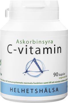 Helhetshälsa C-vitamin Askorbinsyra Kapslar, 90 st