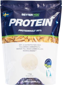 Better You Ärt- Och Havreprotein Blåbär/Vanilj Pulver, 1 kg