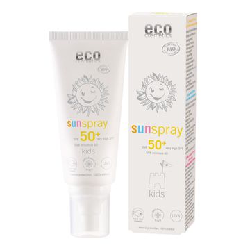 Eco Cosmetics Sun Spray Kids SPF 50+ Solskydd, 100 ml