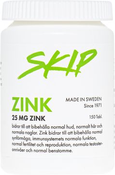 Skip Zink Tablett, 150 st