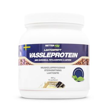 Better You Laktosfritt Vassleprotein Vanilj Pulver, 400 g