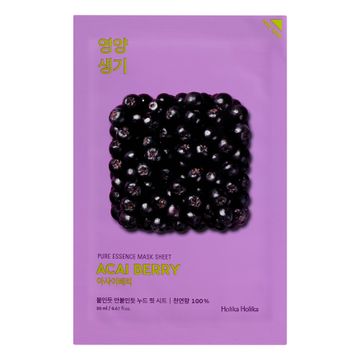 Holika Holika Pure Essence Mask Sheet Acai Berry Ansiktsmask, 23 ml