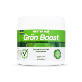 Better You Grön Boost Pulver Naturell Pulver, 200 g