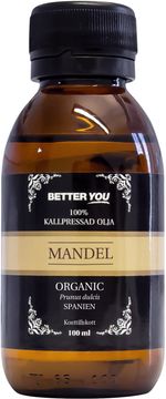 Better You Mandelolja Kallpressad Olja, 100 ml