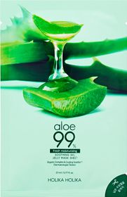 Holika Holika Aloe 99 % Soothing Gel Jelly Mask Sheet Ansiktsmask, 23 ml