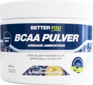 Better You Naturligt Bcaa Pulver Passion/Blåbär Pulver, 250 g