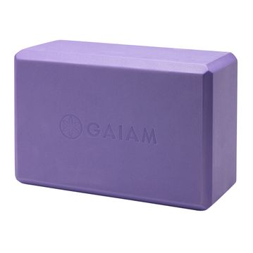 Gaiam Yoga Block Purple Yogablock, 1 st