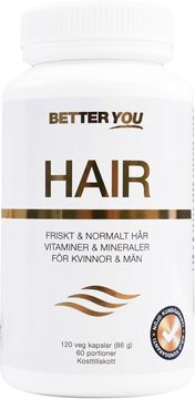 Better You Hair Kapslar, 120 st